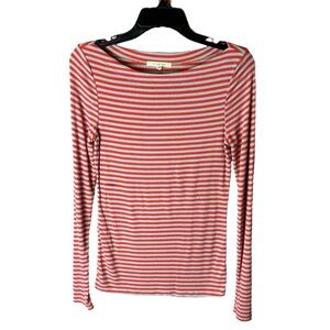 Pure Good Striped Long Sleeve Ribbed Shirt M